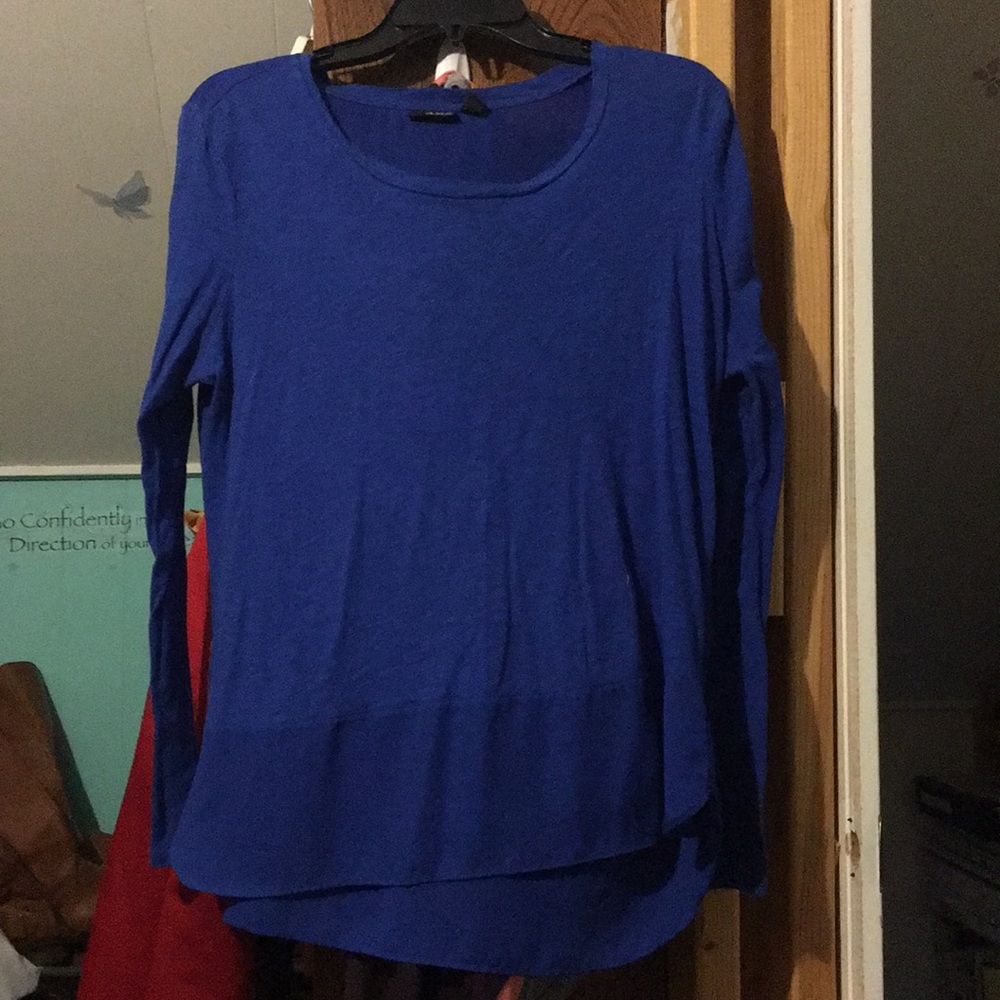 Blue long sleeve shirt